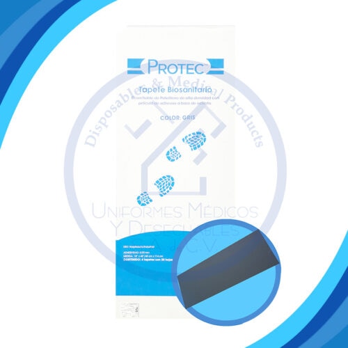 MC1001, TAPETE C/ADHESIVO GRIS BIOSANIT C/120 PROTEC - UMD